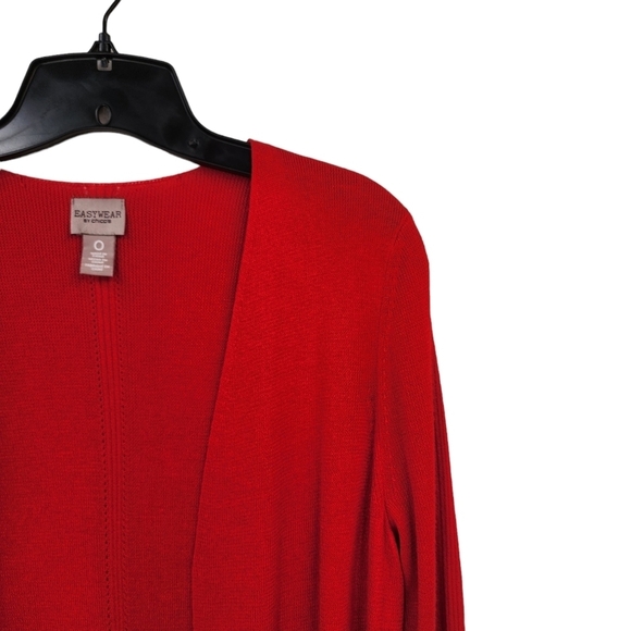 Chico's Easywear Women's Long Open Front Cardigan - Picture 2 of 5